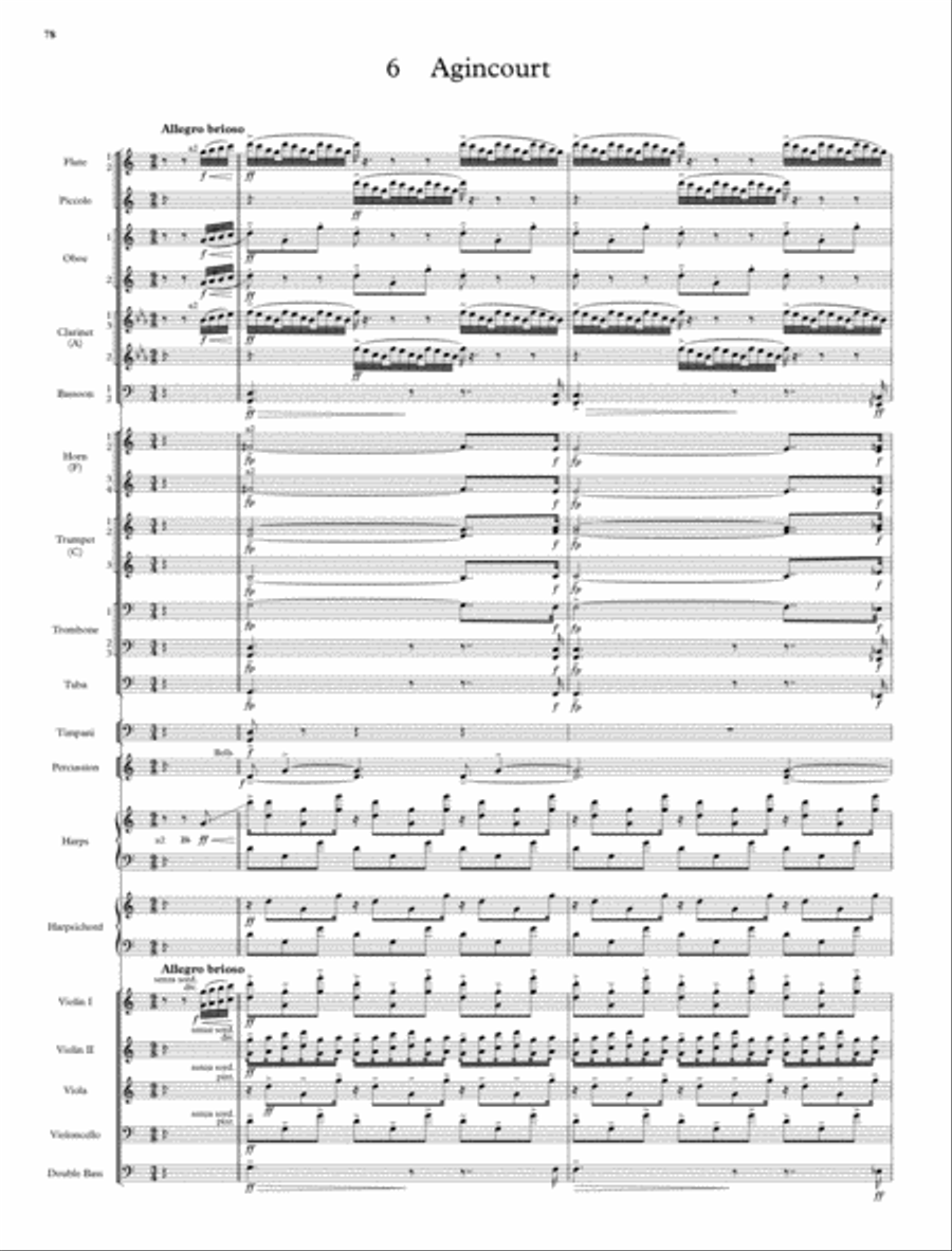 Henry V - A Shakespeare Scenario Choir scores gallery preview page 4