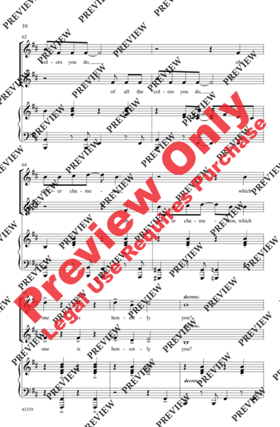 Clever Chameleon 2-Part scores gallery preview page 19