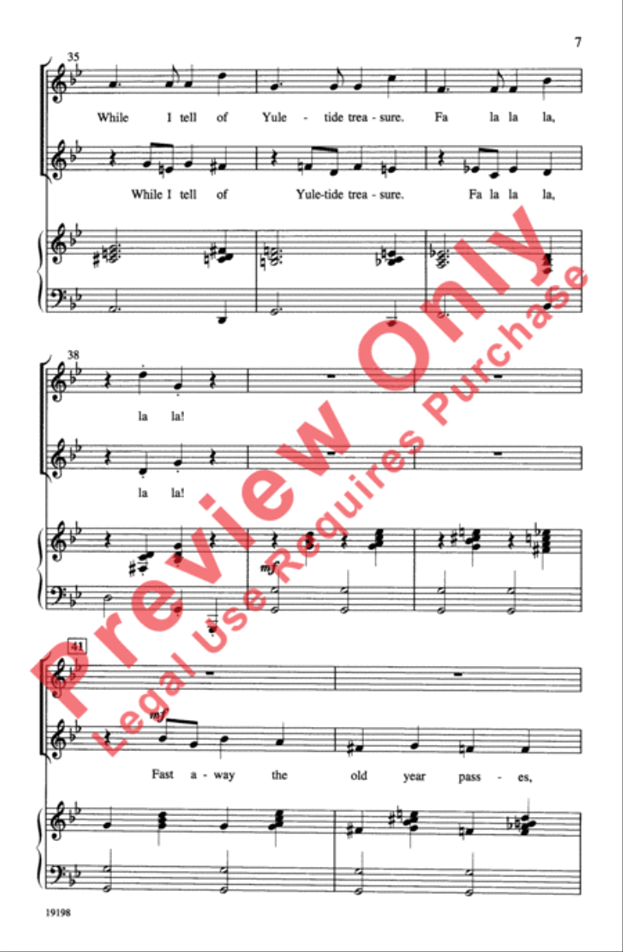 Deck the Nutcracker Hall 2-Part scores gallery preview page 16