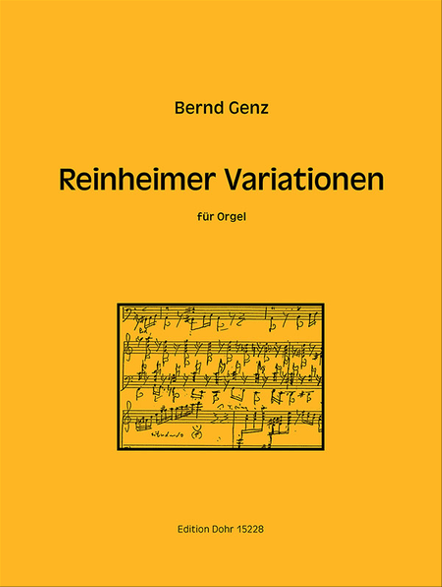 Reinheimer Variationen für Orgel (2014)