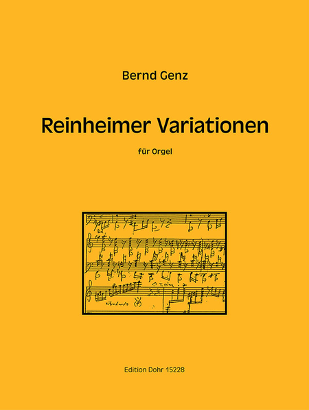 Reinheimer Variationen für Orgel (2014)