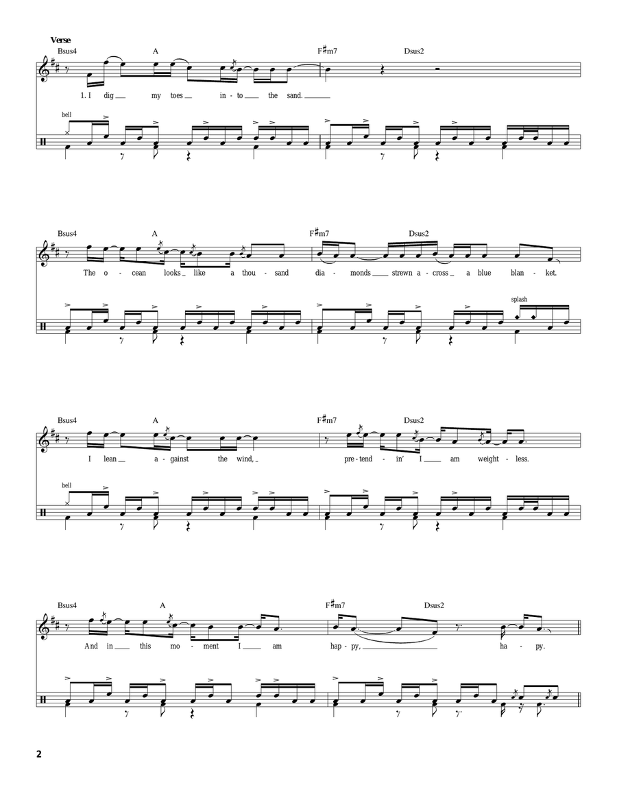 Wish You Were Here Drum Set scores gallery preview page 2