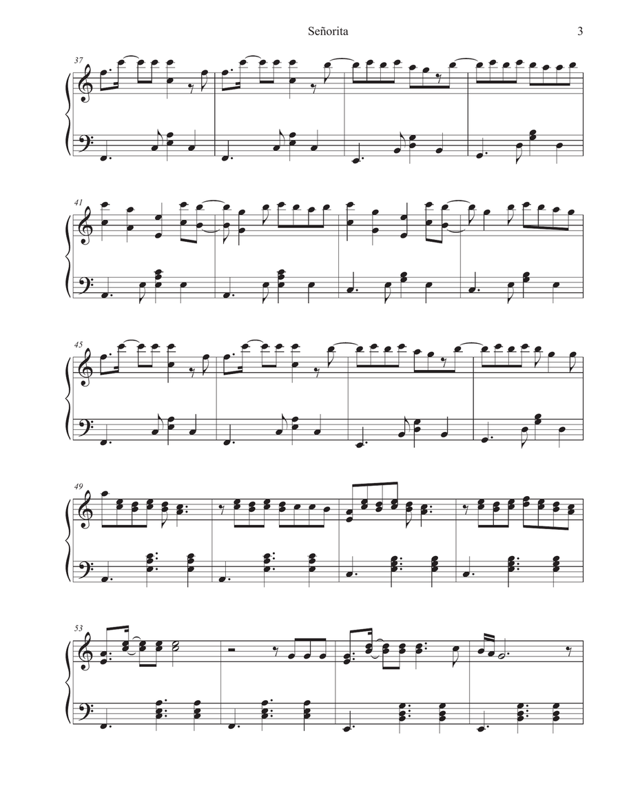 Senorita Harp scores gallery preview page 3