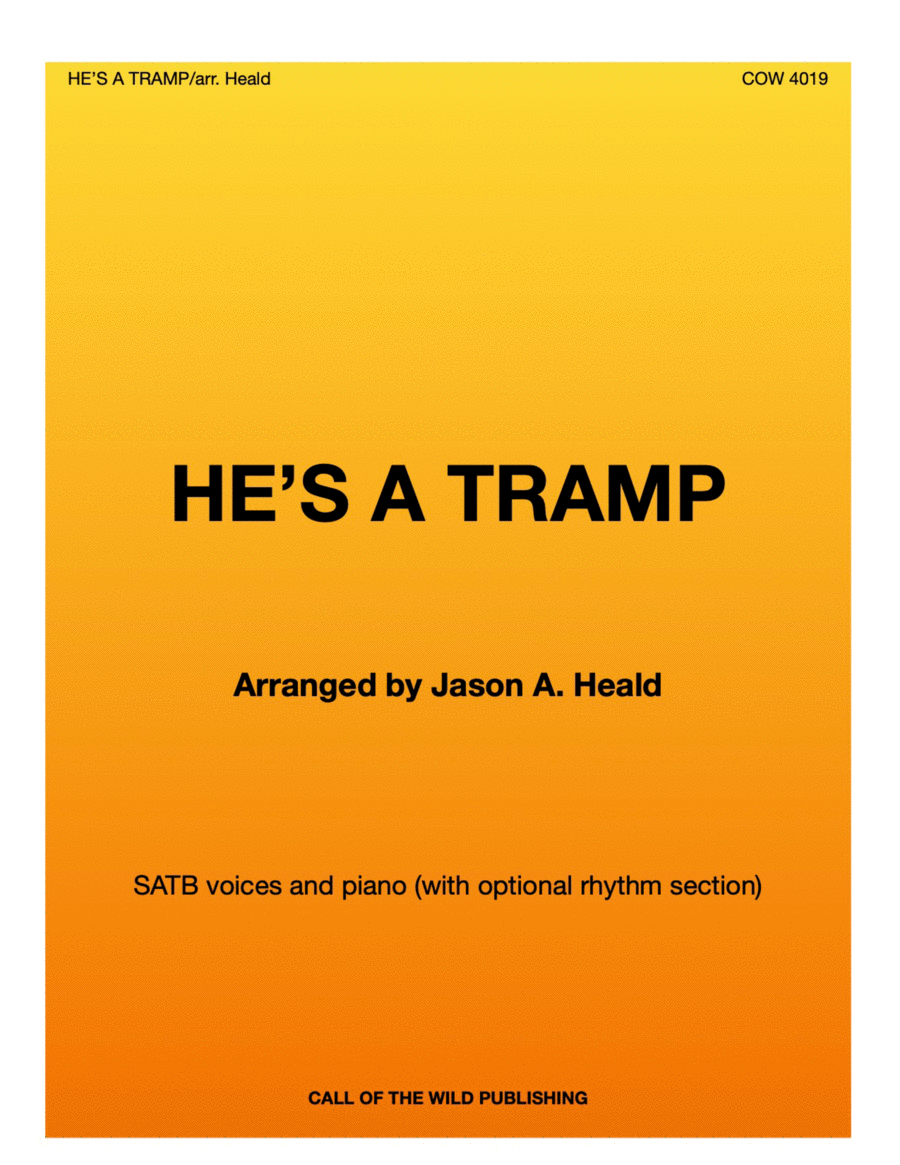 He's A Tramp 4-Part scores gallery preview page 1