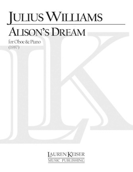 Williams - Alisons Dream For Oboe/Piano (Pod)