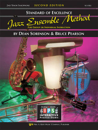 Book cover for Standard of Excellence Jazz Ensemble Book 1, 2nd Tenor Sax
