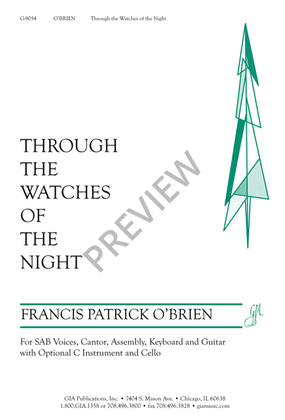 Book cover for Through the Watches of the Night - Guitar edition
