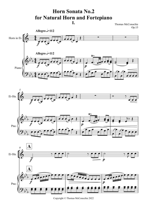 Sonata No.2 (in E-Flat) for Natural Horn and Fortepiano Op.15