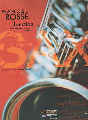 Rosse Francois Jonction (georgel) Alto Saxophone & Piano Book