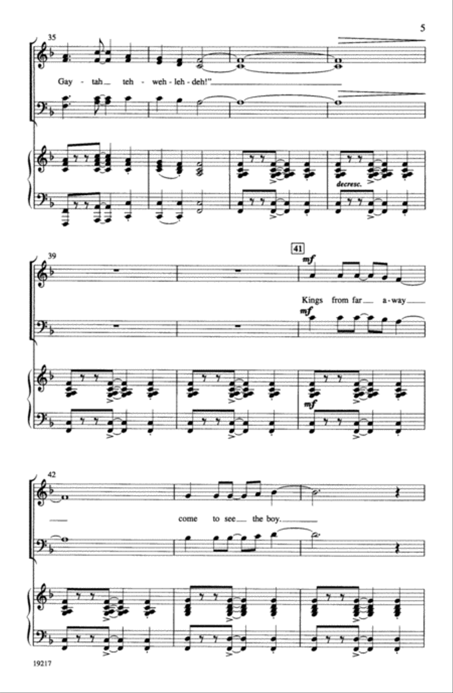 Issay, Issay! (Hear Ye, Hear Ye!) Choir scores gallery preview page 4
