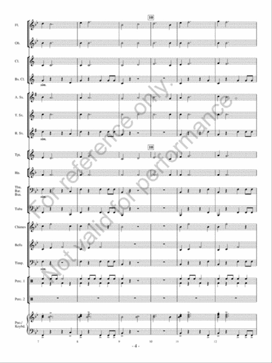 Our First Band Concert Concert Band scores gallery preview page 8