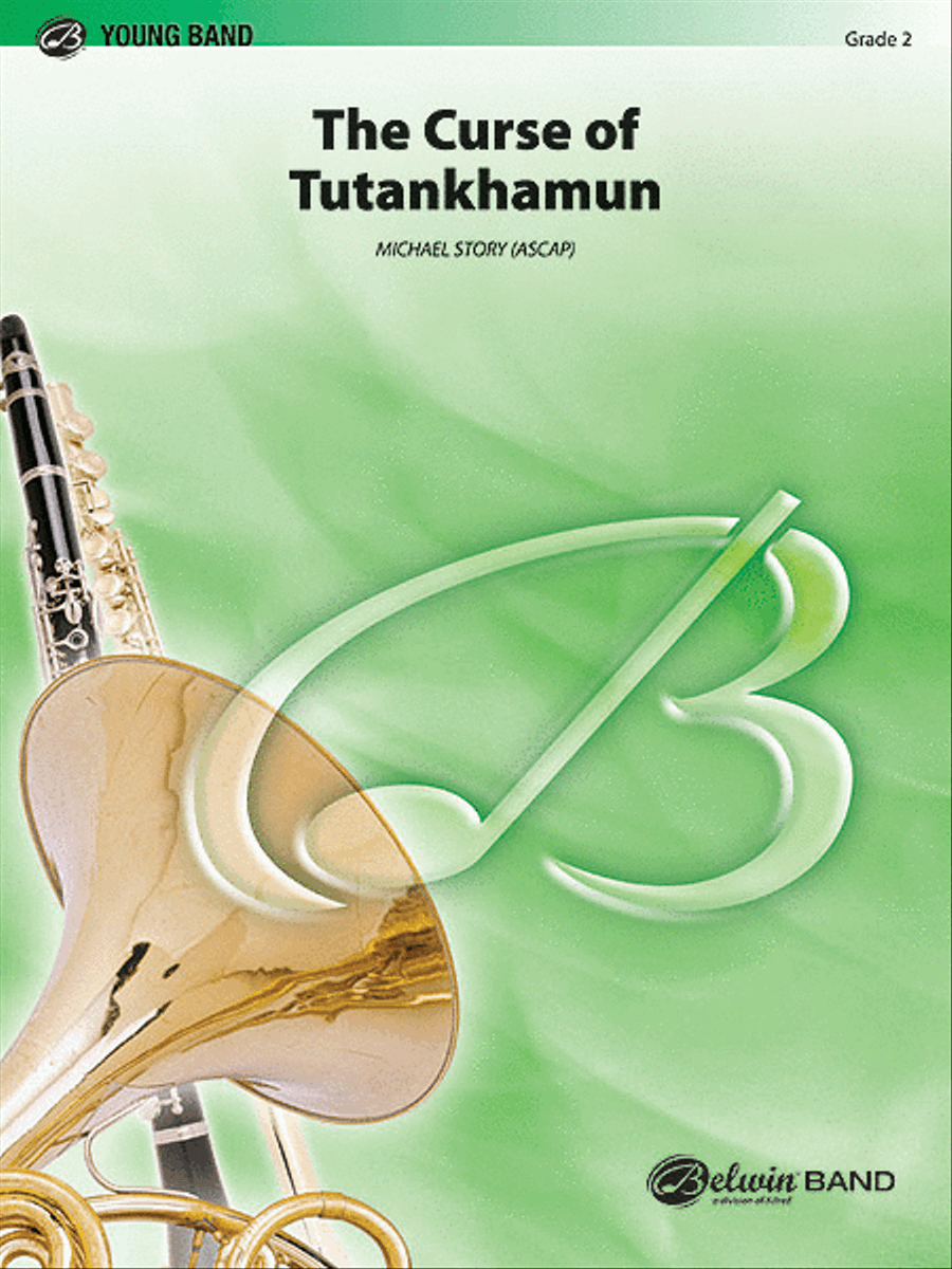 The Curse of Tutankhamun Concert Band scores gallery preview page 1
