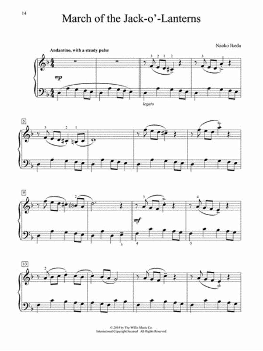 Seasonal Scenes at the Piano Easy Piano scores gallery preview page 6