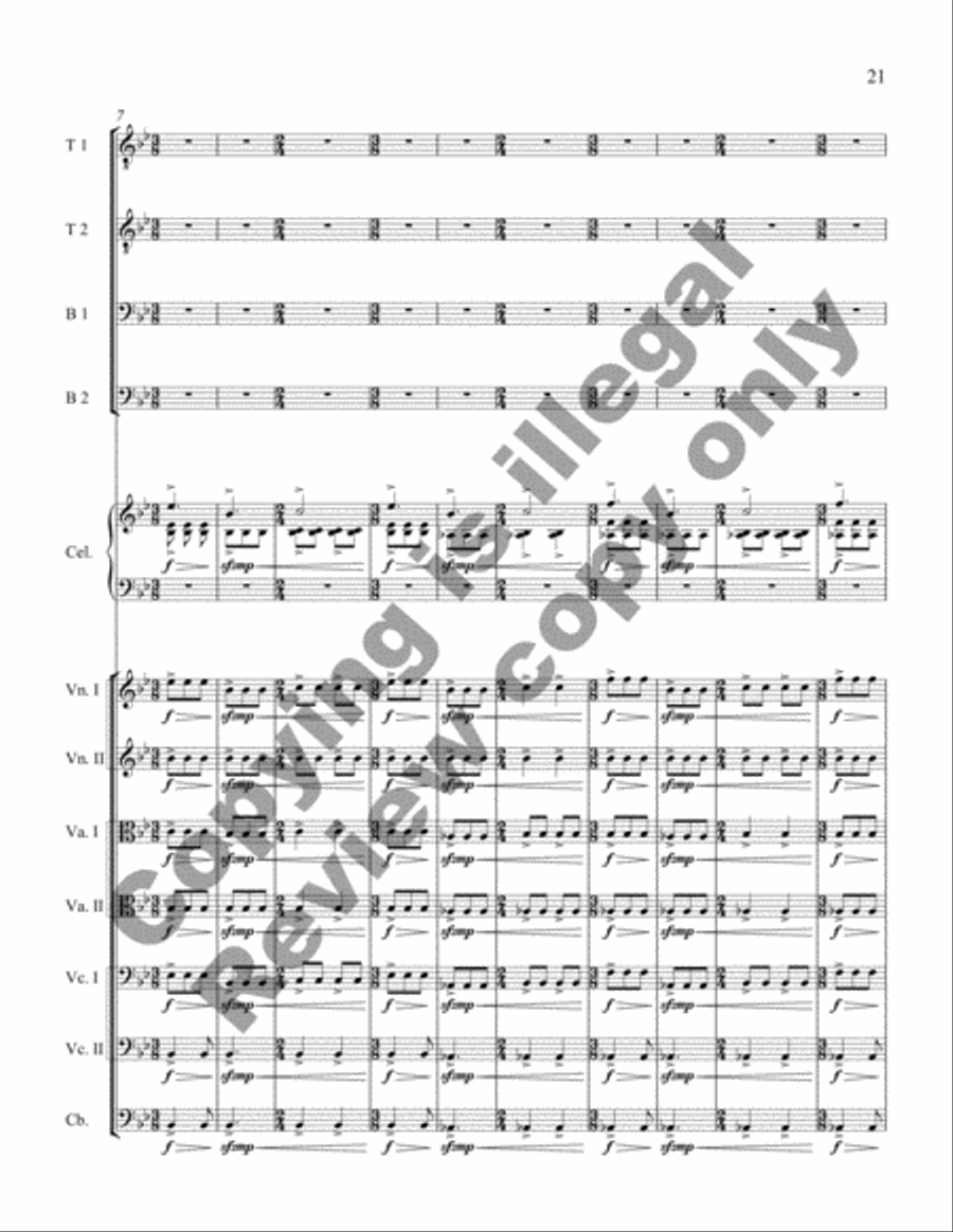 Stargazing (TTBB Full Score) TTBB scores gallery preview page 16