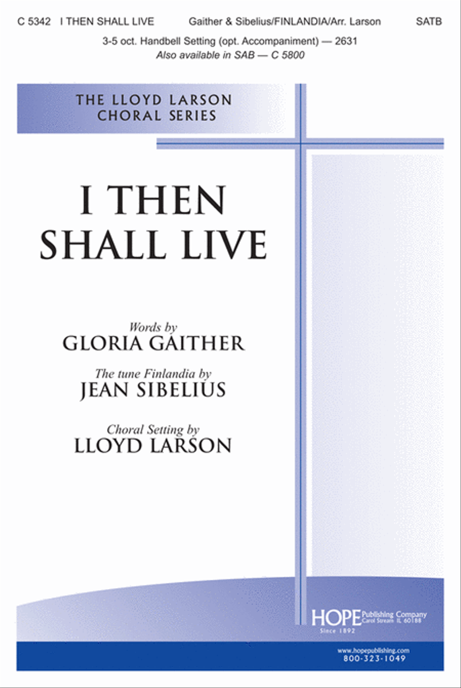 I Then Shall Live 4-Part scores gallery preview page 1