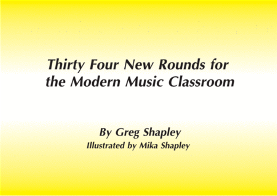 Thirty Four New Rounds for the Modern Music Classroom Concert Band scores gallery preview page 3