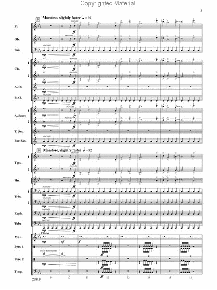 Algorhythms Concert Band scores gallery preview page 3