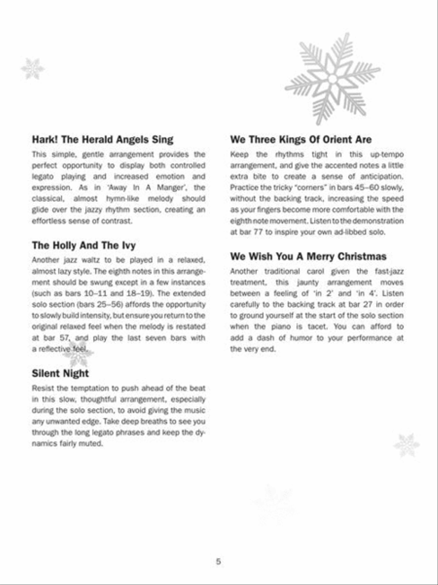 A Jazzy Christmas A Jazzy Christmas Alto Saxophone scores gallery preview page 5