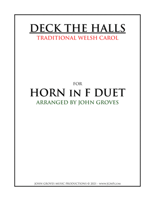 Book cover for Deck The Halls - Horn Duet