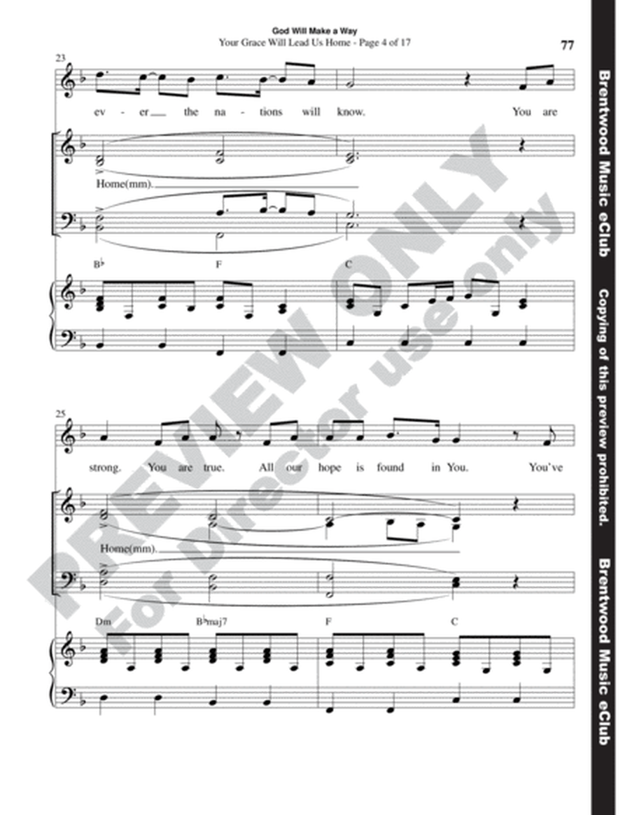 God Will Make a Way (choral book) image number null