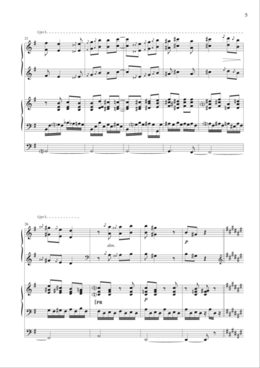 Sinfonia, Op. 42 Organ scores gallery preview page 4