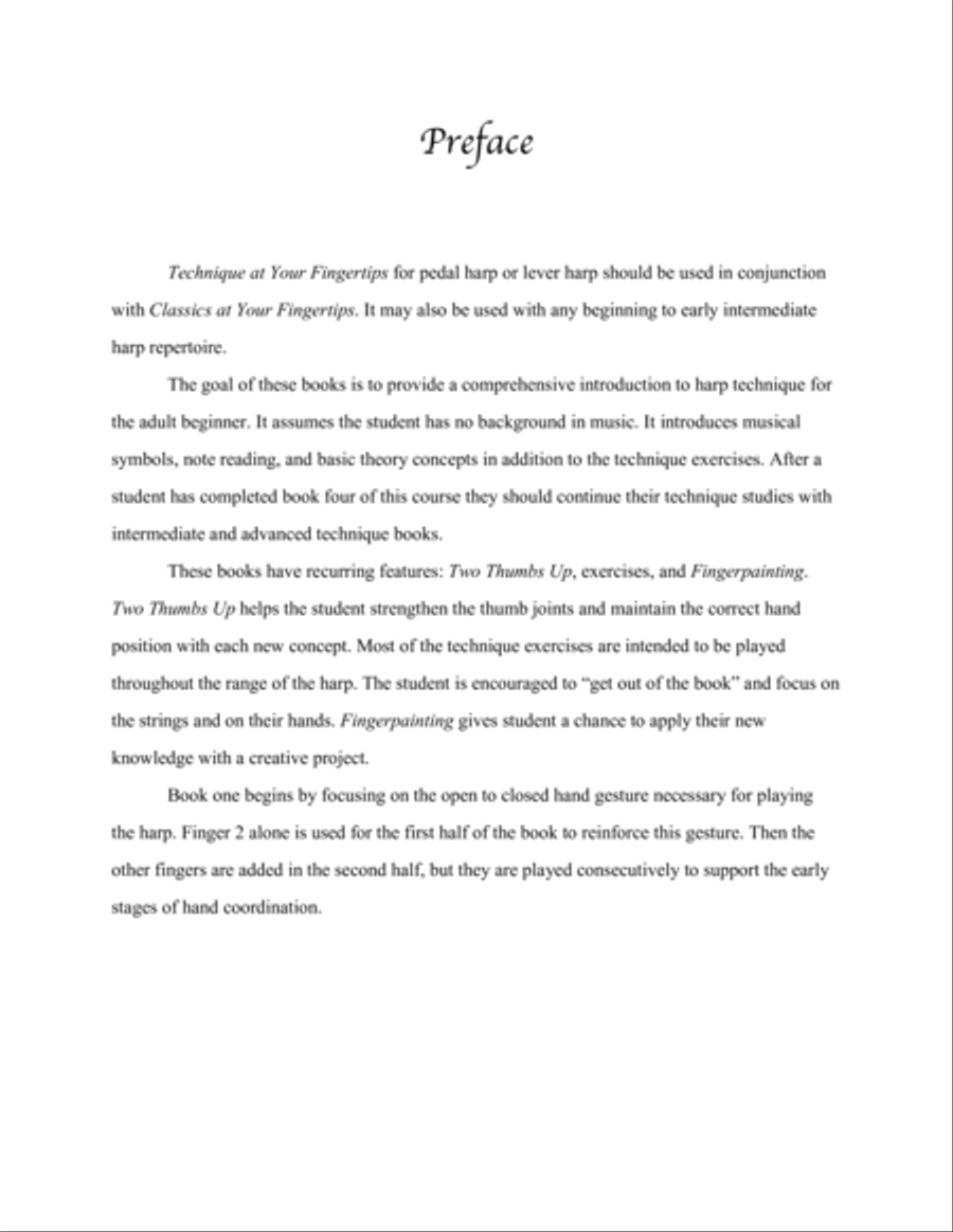 Technique at Your Fingertips for Harp Book 1 Harp scores gallery preview page 5