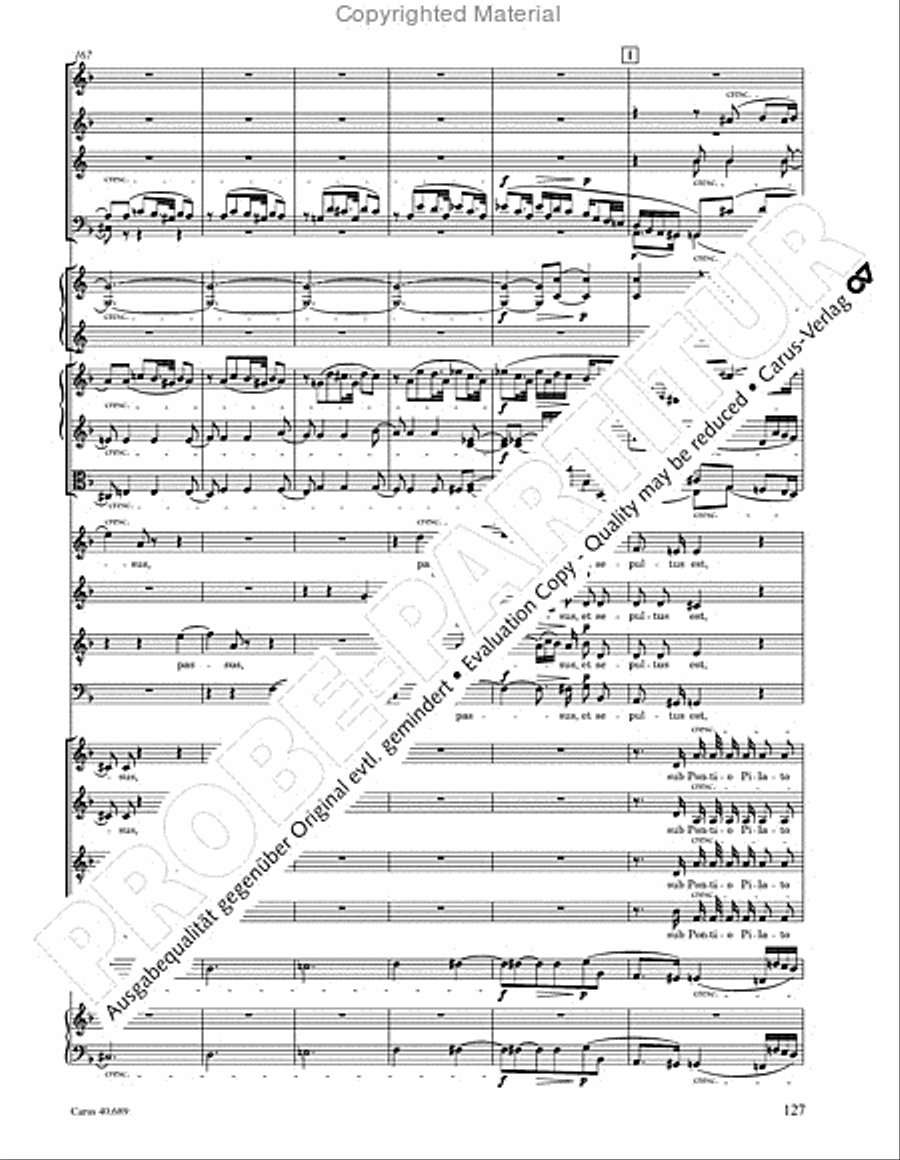 Missa solemnis Missa solemnis 4-Part scores gallery preview page 143