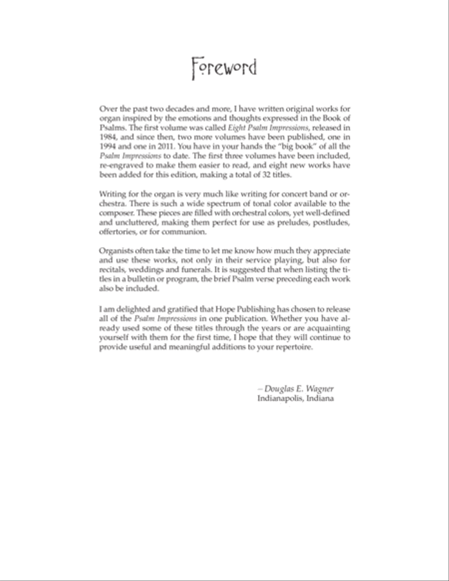 The Essential Collection of Psalm Impressions for Organ Organ Solo scores gallery preview page 2