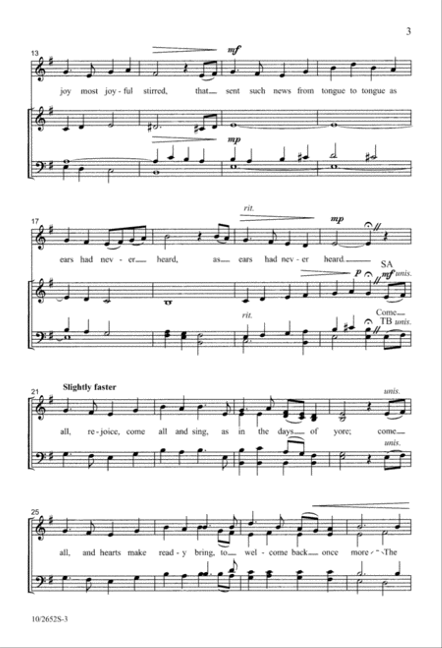 A Winter Carol 4-Part scores gallery preview page 3