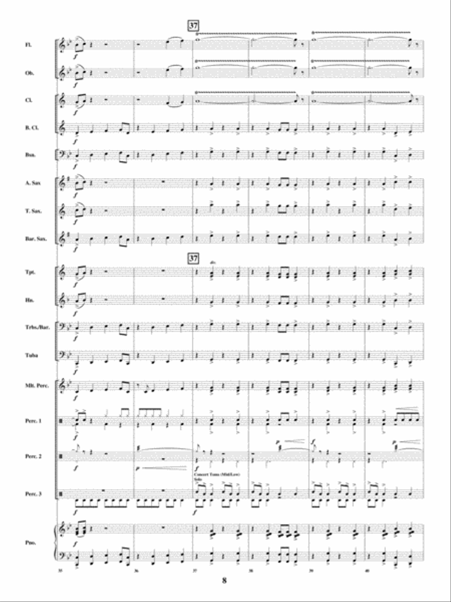 Surge Concert Band scores gallery preview page 7