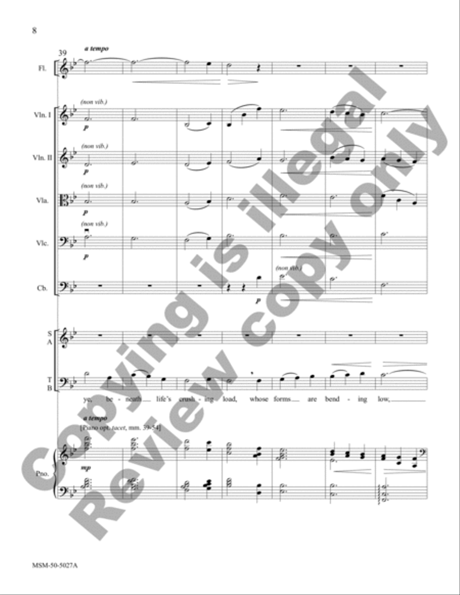 It Came Upon the Midnight Clear (Chamber Orchestra Score) It Came Upon the Midnight Clear (Chamber Orchestra Score) Choir scores gallery preview page 5