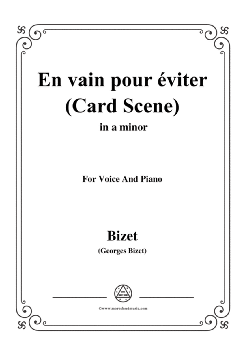 Bizet-En vain pour éviter(Card Scene),from 'Carmen',in a minor,for Voice and Piano image number null