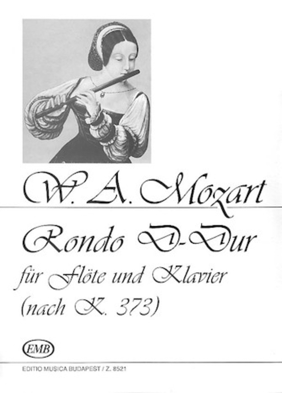Rondo, KV. 373 Flute Solo scores gallery preview page 1