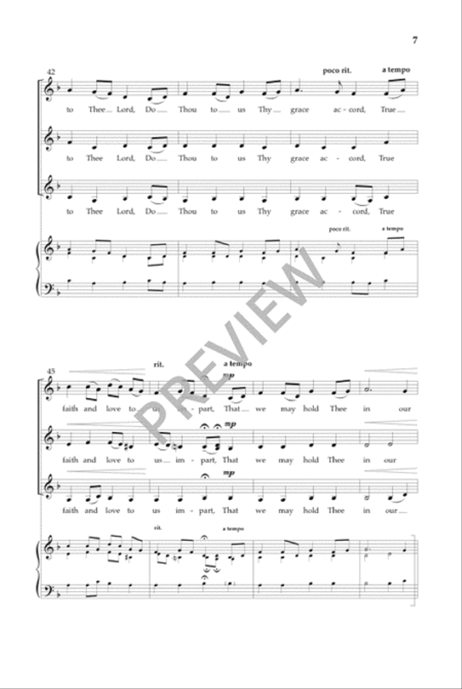 Thy Little Ones (SSA) SSA scores gallery preview page 8