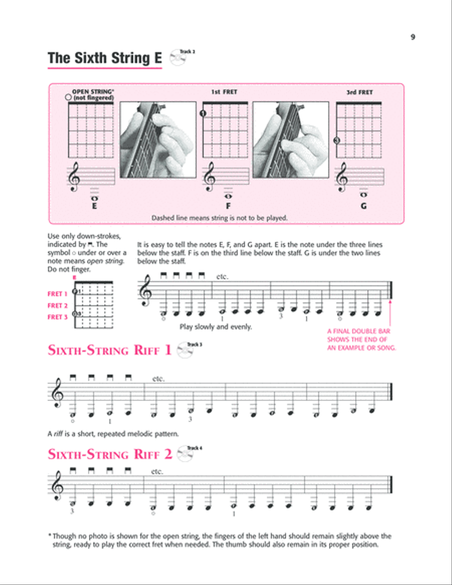 Alfred's Basic Rock Guitar Method, Book 1 Electric Guitar scores gallery preview page 4