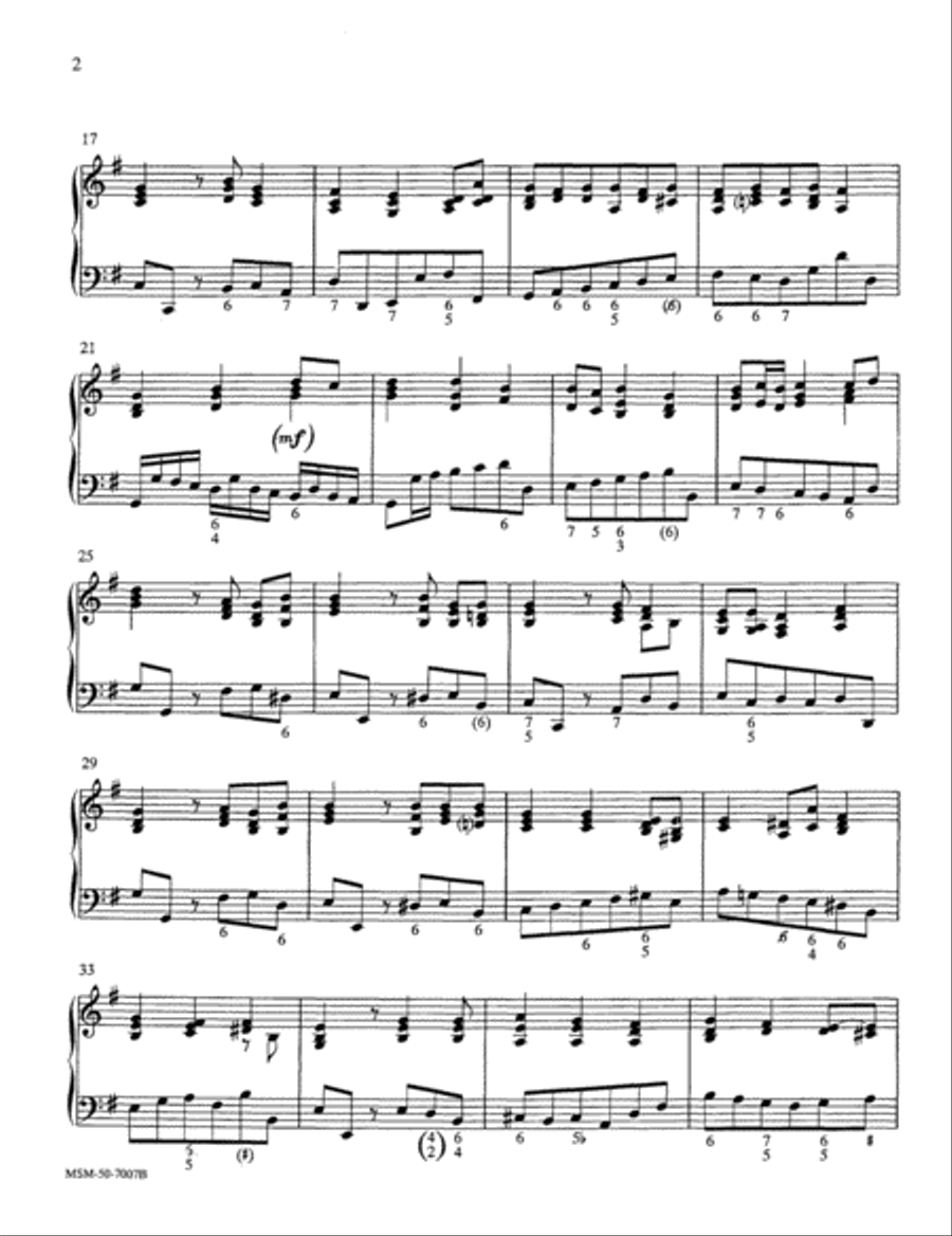 All Glory, Praise and Blessing Choir scores gallery preview page 2