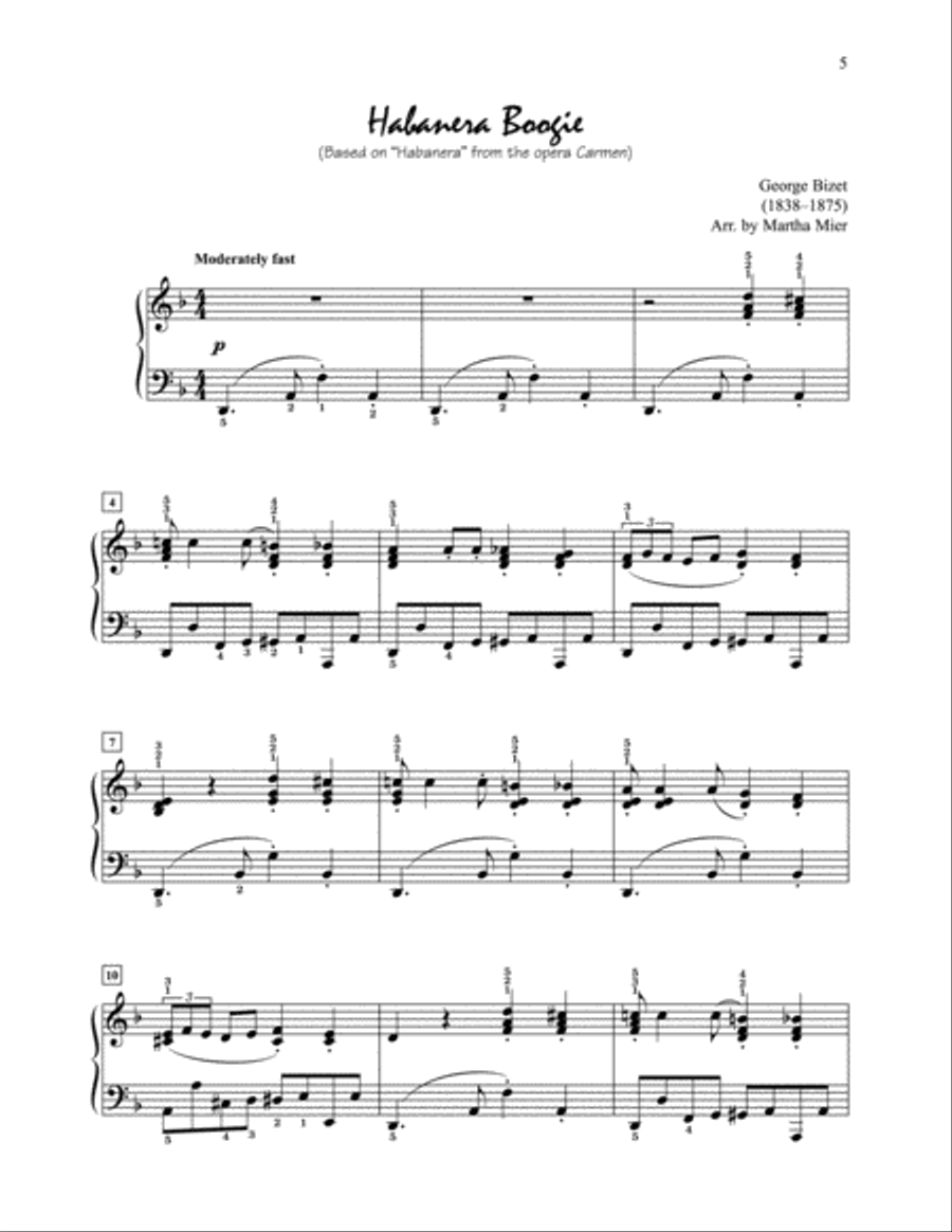 Classical Jazz Rags & Blues, Book 5 Piano Solo scores gallery preview page 7