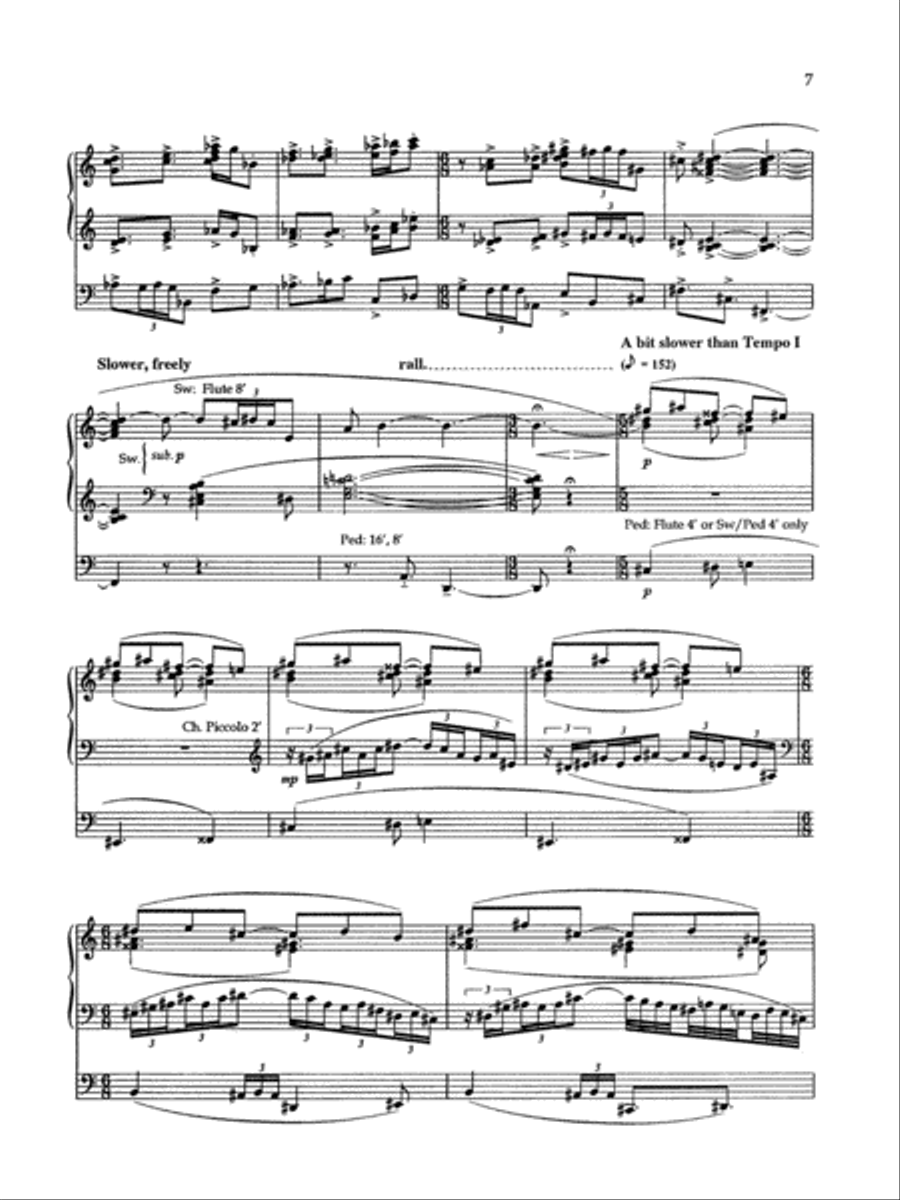 Pastorale and Toccata Organ scores gallery preview page 6