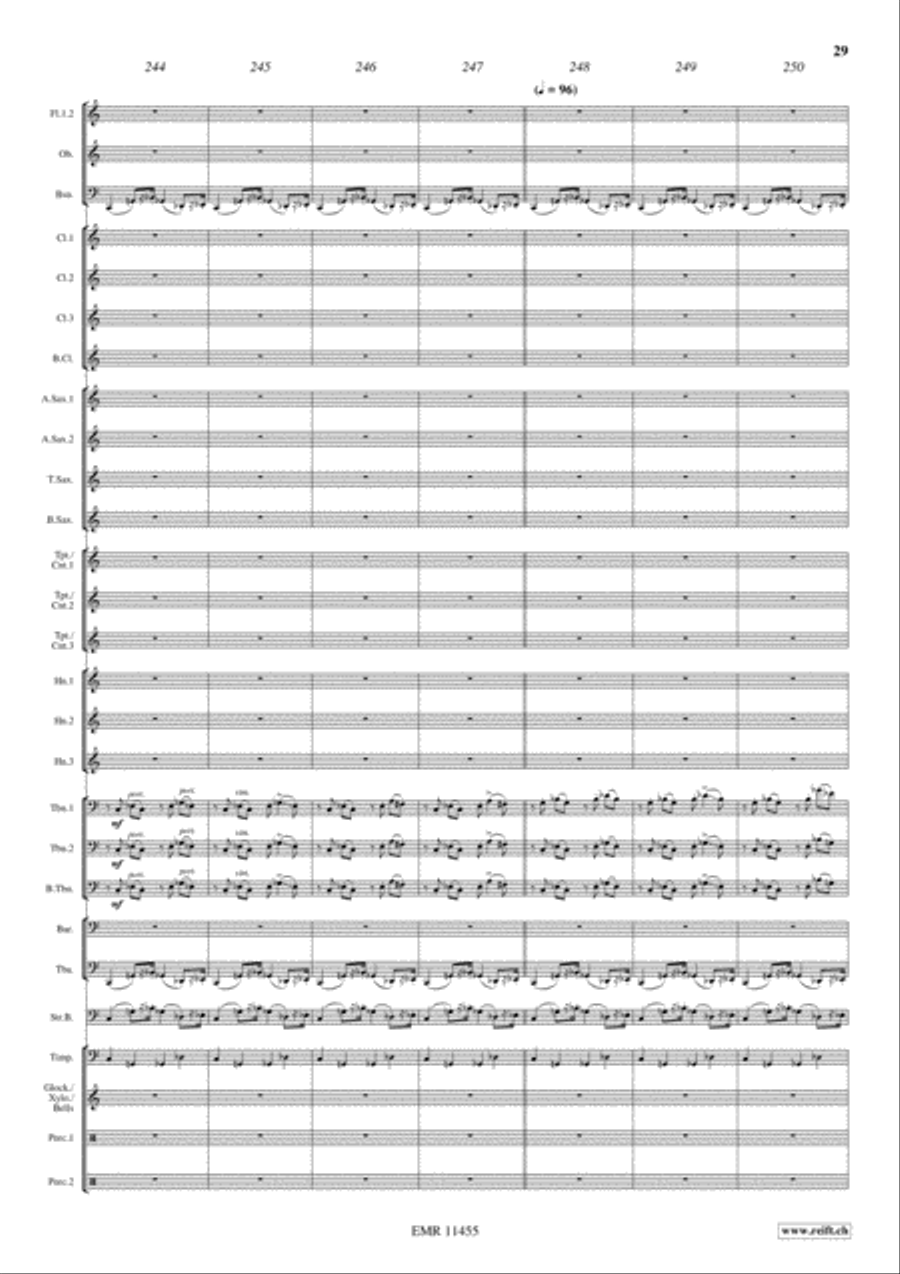 Ben Hur Suite Concert Band scores gallery preview page 30