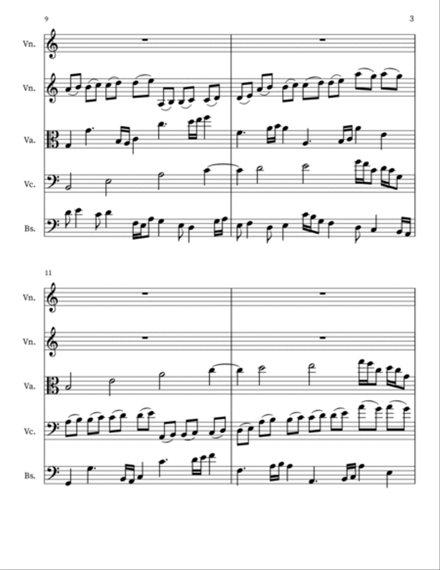 Confection 9 Bass Clarinet scores gallery preview page 3