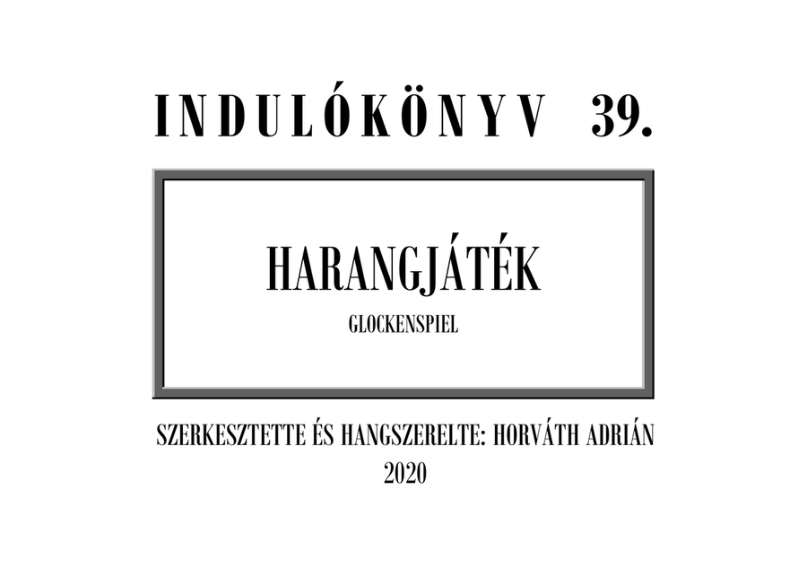 Indulókönyv 2020 - 39 Harangjáték Concert Band scores gallery preview page 1