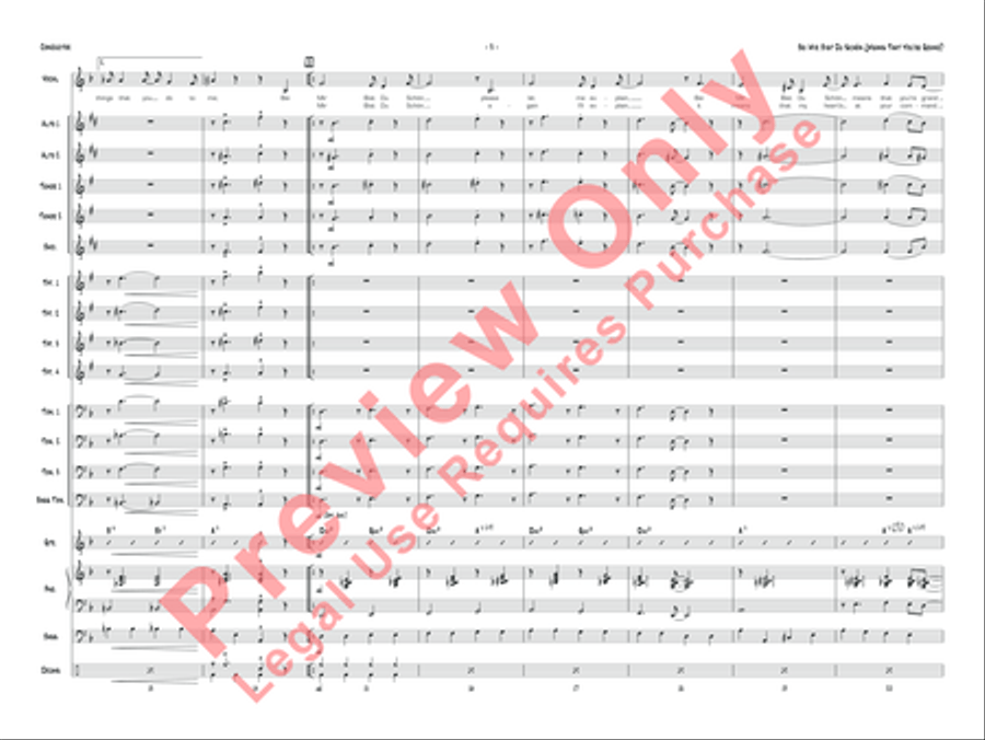 Bei Mir Bist Du Schon (Means That You're Grand) Jazz Ensemble scores gallery preview page 4