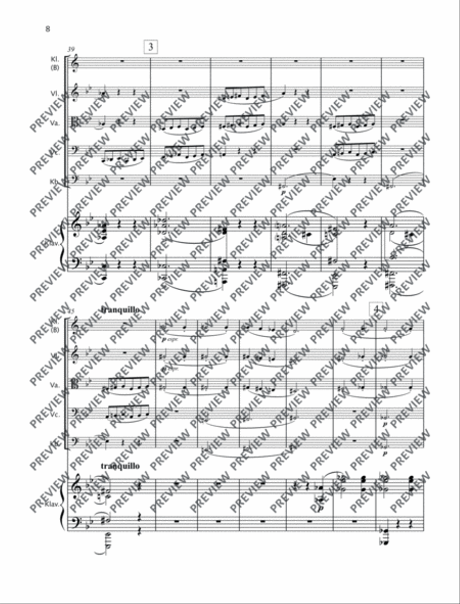 Sextett Sextett Clarinet scores gallery preview page 9