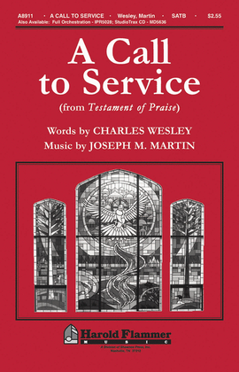 Book cover for A Call to Service (from Testament of Praise)