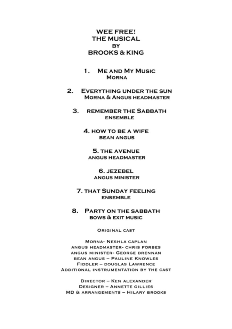 WEE FREE! The Musical Voice scores gallery preview page 2