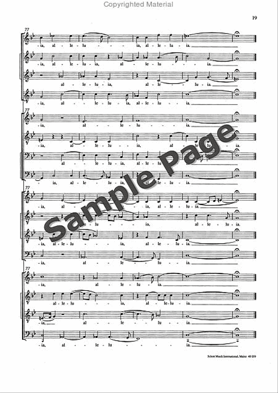Omnes gentes plaudite Omnes gentes plaudite Mixed Choir scores gallery preview page 20