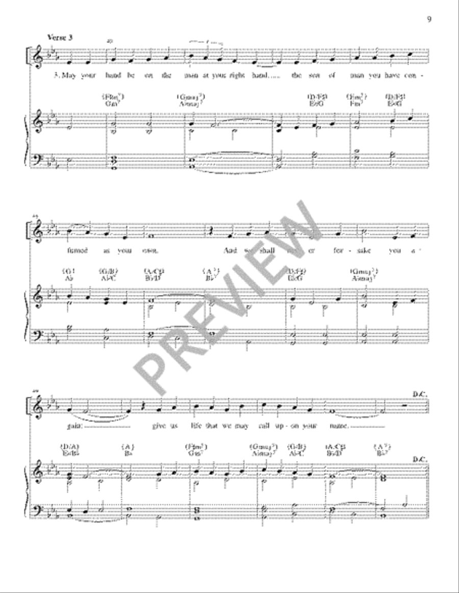 The Lyric Psalter, Year B Easy Piano scores gallery preview page 11