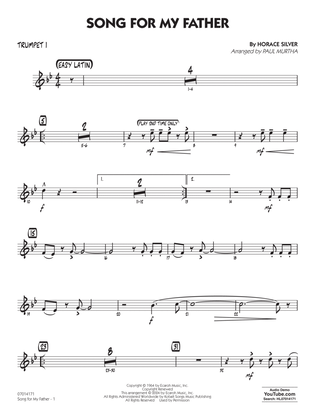 Book cover for Song For My Father (arr. Paul Murtha) - Trumpet 1