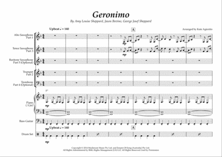 Geronimo Geronimo Jazz Ensemble scores gallery preview page 3