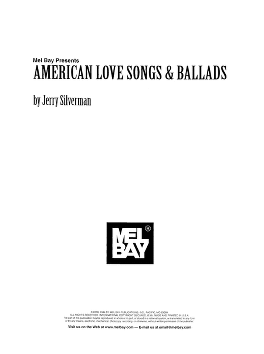American Love Songs & Ballads